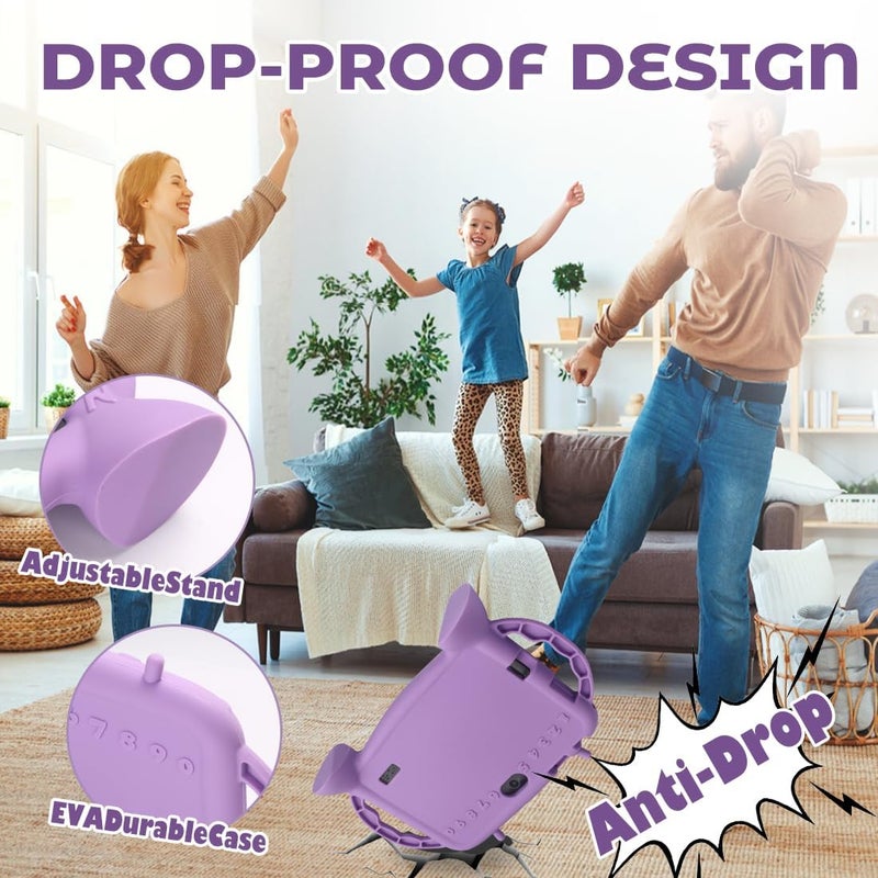 MengDash Kids Tablet, 7 inch Tablet for Kids 2-10, Educational Learning Toddler Tablet Android 11, 3GB RAM+32GB ROM Storage, Google Play YouTube, Baby Girl boy Present（Purple） - Image 4